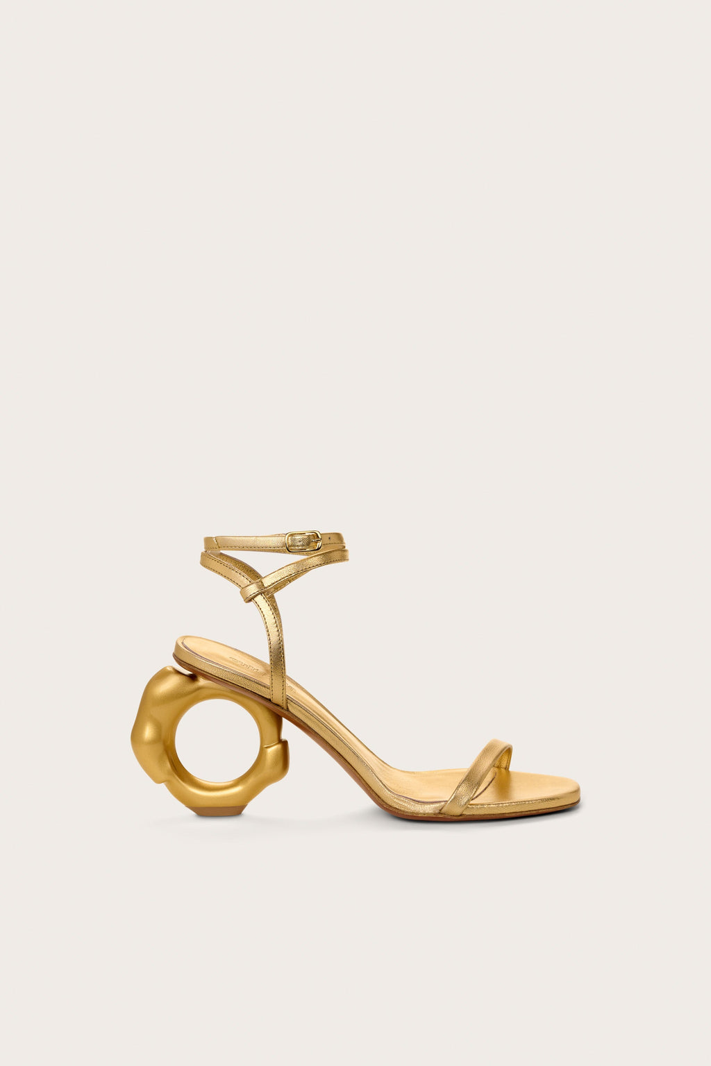 Circe Heeled Sandals - Brass