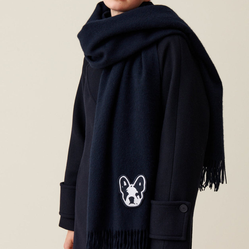 Claudie Pierlot - Echarpe Laine Franges Jean Toto