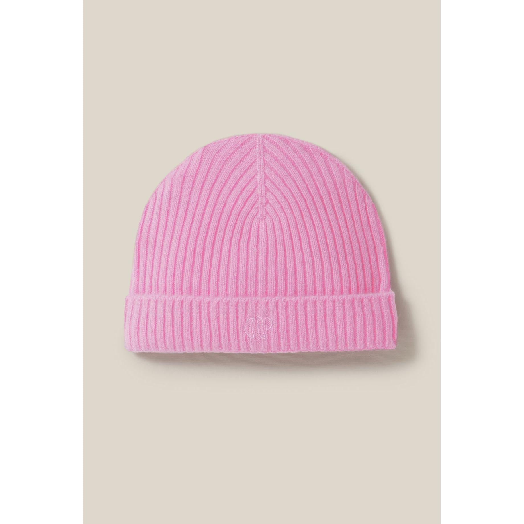 Claudie Pierlot - Bonnet Côtelé Cachemire Broderie Cp