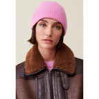 Claudie Pierlot - Bonnet Côtelé Cachemire Broderie Cp