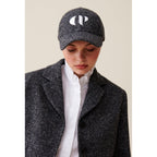 Claudie Pierlot - Gorra de tweed con bordado Cp