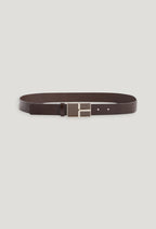 Belt - Retro Buckle - Brown