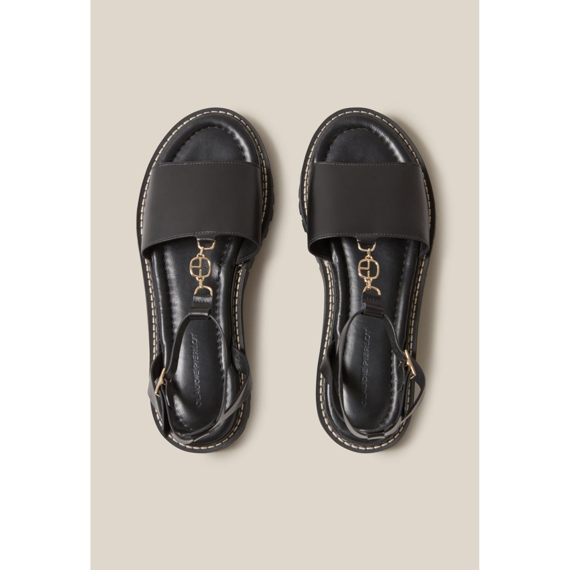 Claudie Pierlot - Sandales Cuir