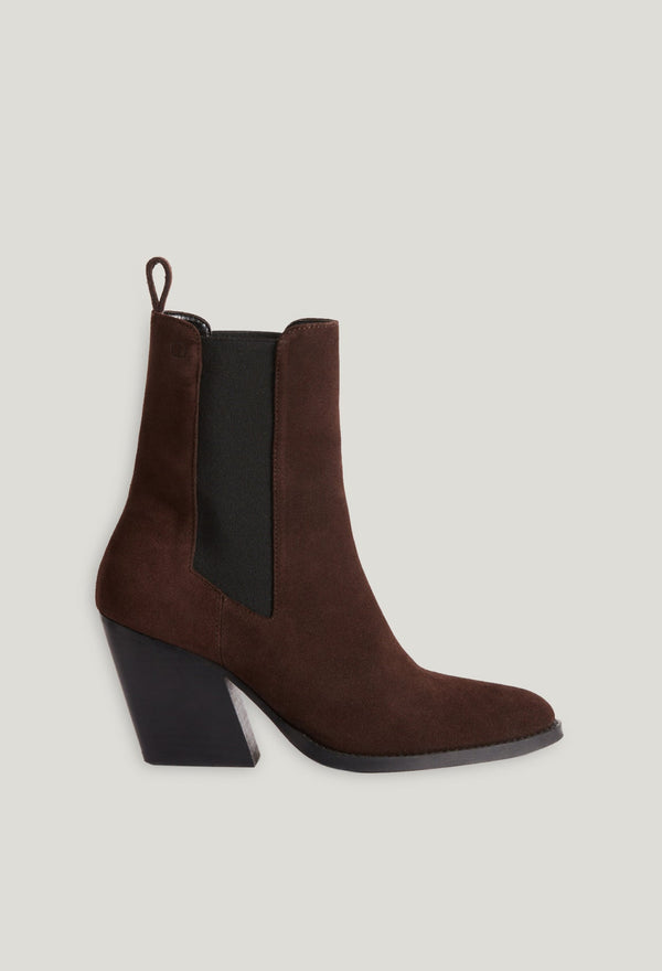 Claudie Pierlot - Bottines - Arabica Suede - Chocolat