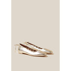 Ballerines Cuir Doré