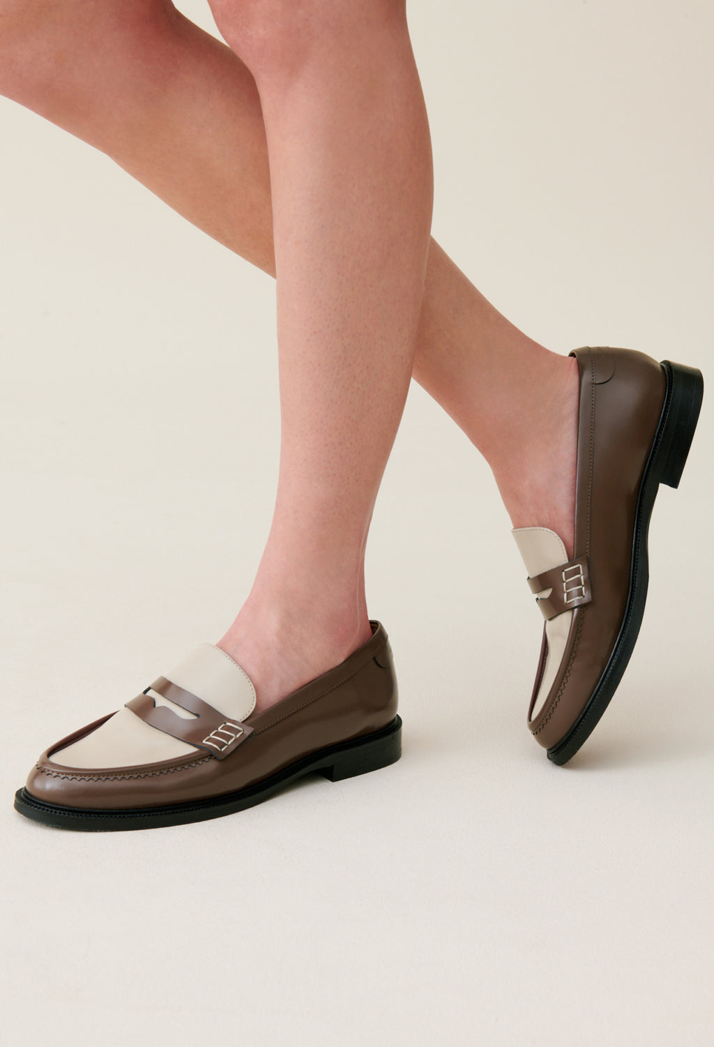 Mocassins Vernis Bicolores