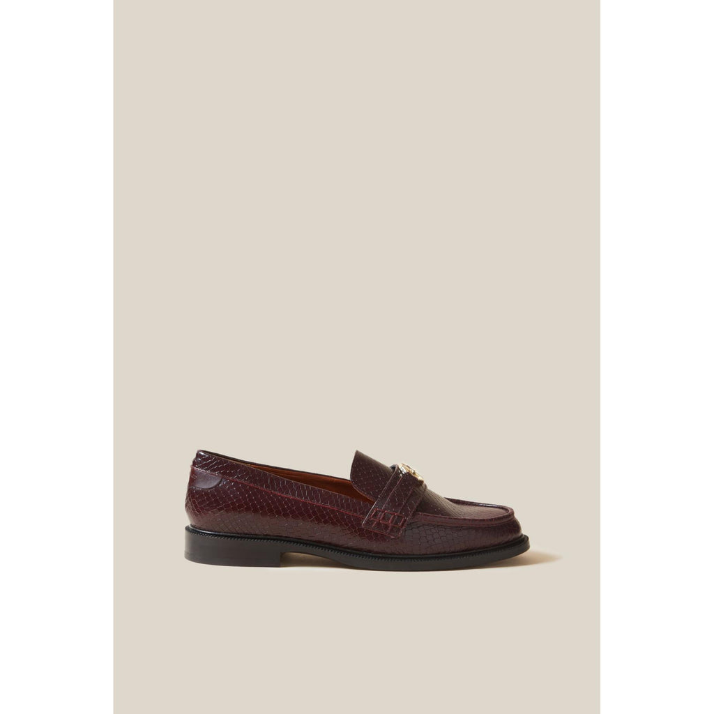 Mocasines Efecto Serpiente Con Hebilla Cp