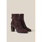 Claudie Pierlot - Bottines Effet Serpent Cuir Vernis