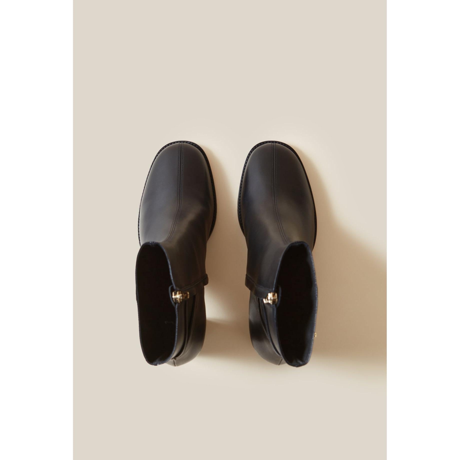Claudie Pierlot - Bottines Talons Cuir Vernis