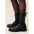 Claudie Pierlot - Bottines Hautes Rangers Cuir