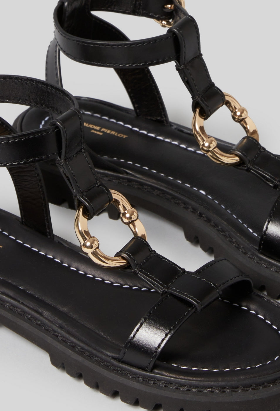 Zapatos Agnescommando Negro