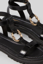 Zapatos Agnescommando Negro