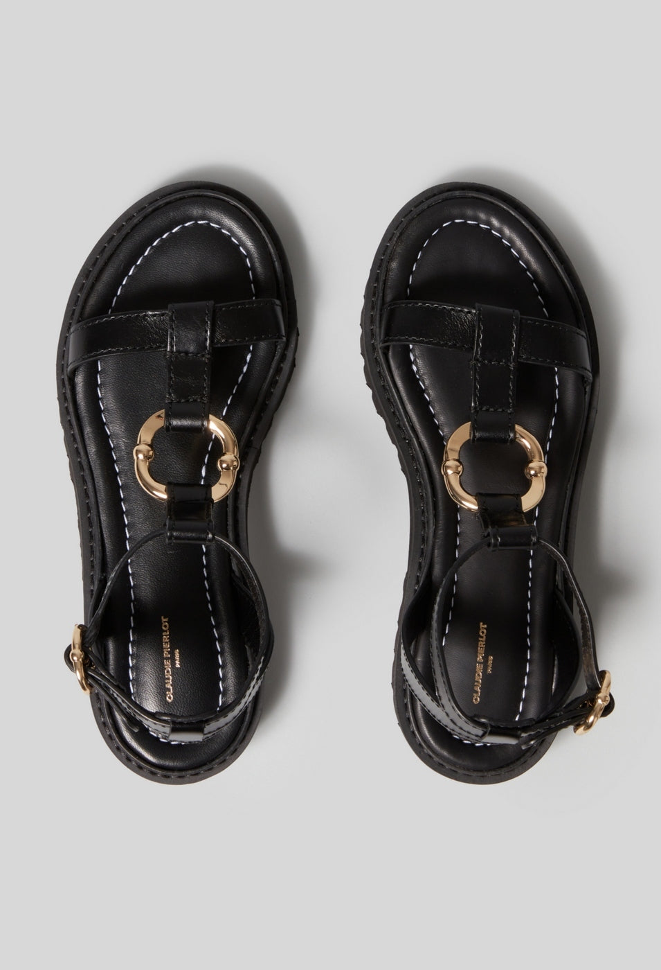 Zapatos Agnescommando Negro