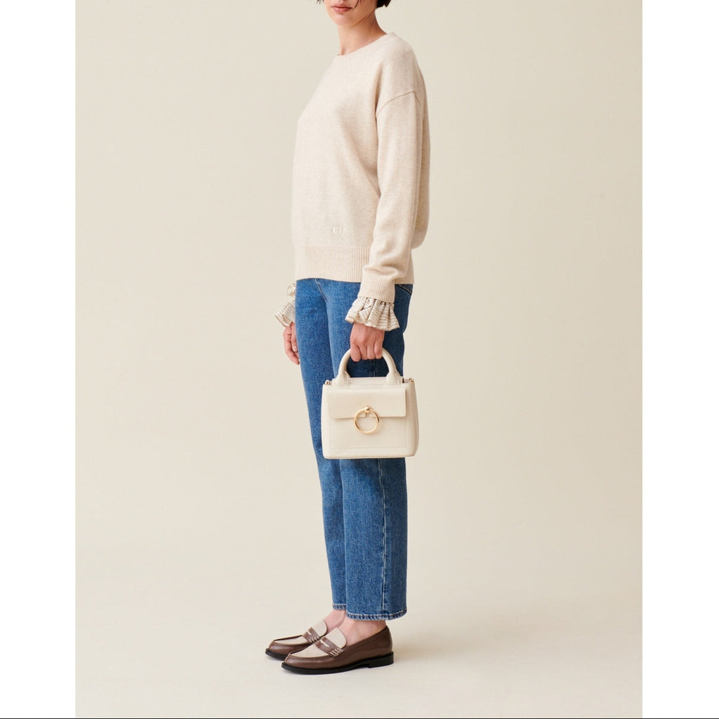 Bolso Anouckminigrained Ecru