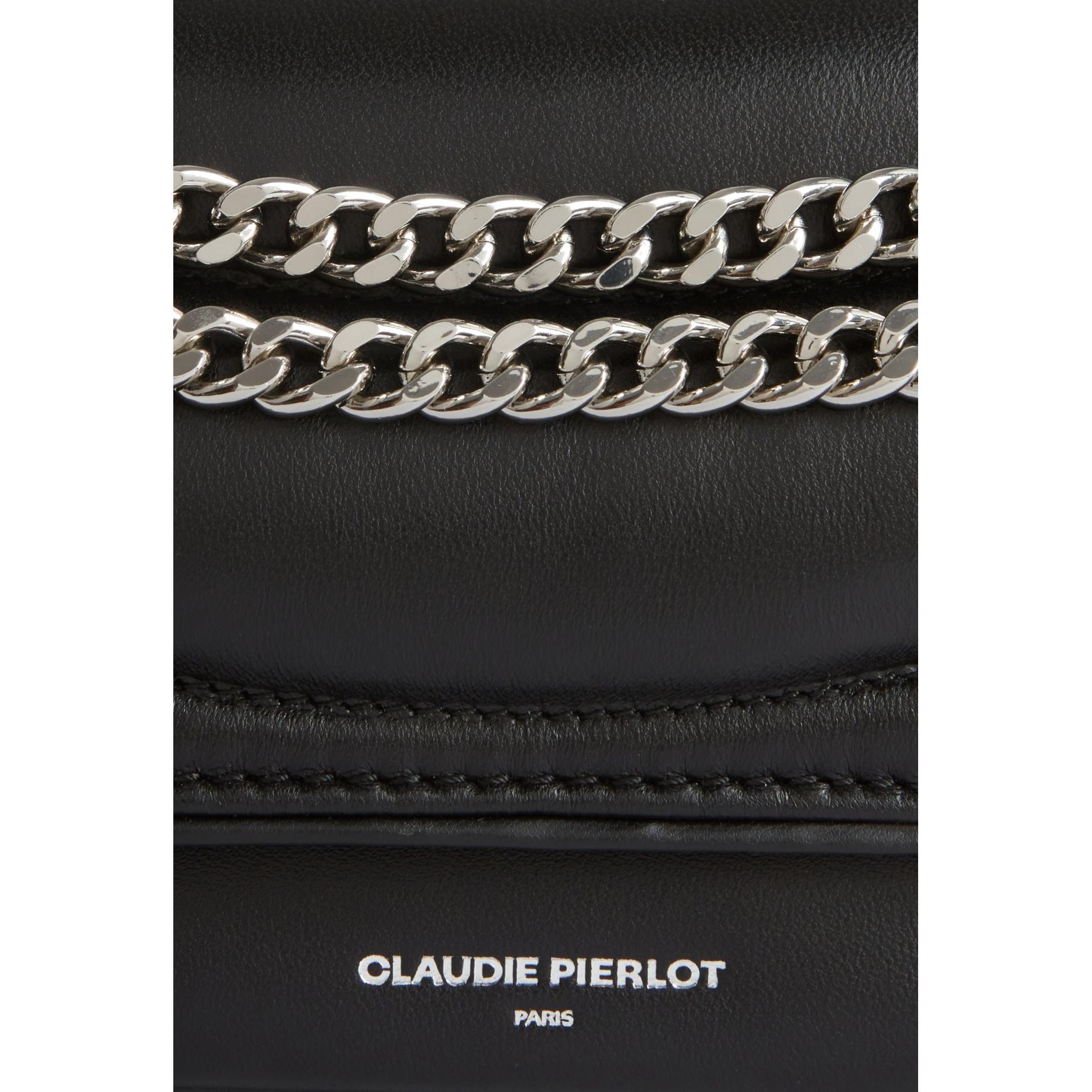 Claudie Pierlot - Angelina Quilted Black Leather Bag