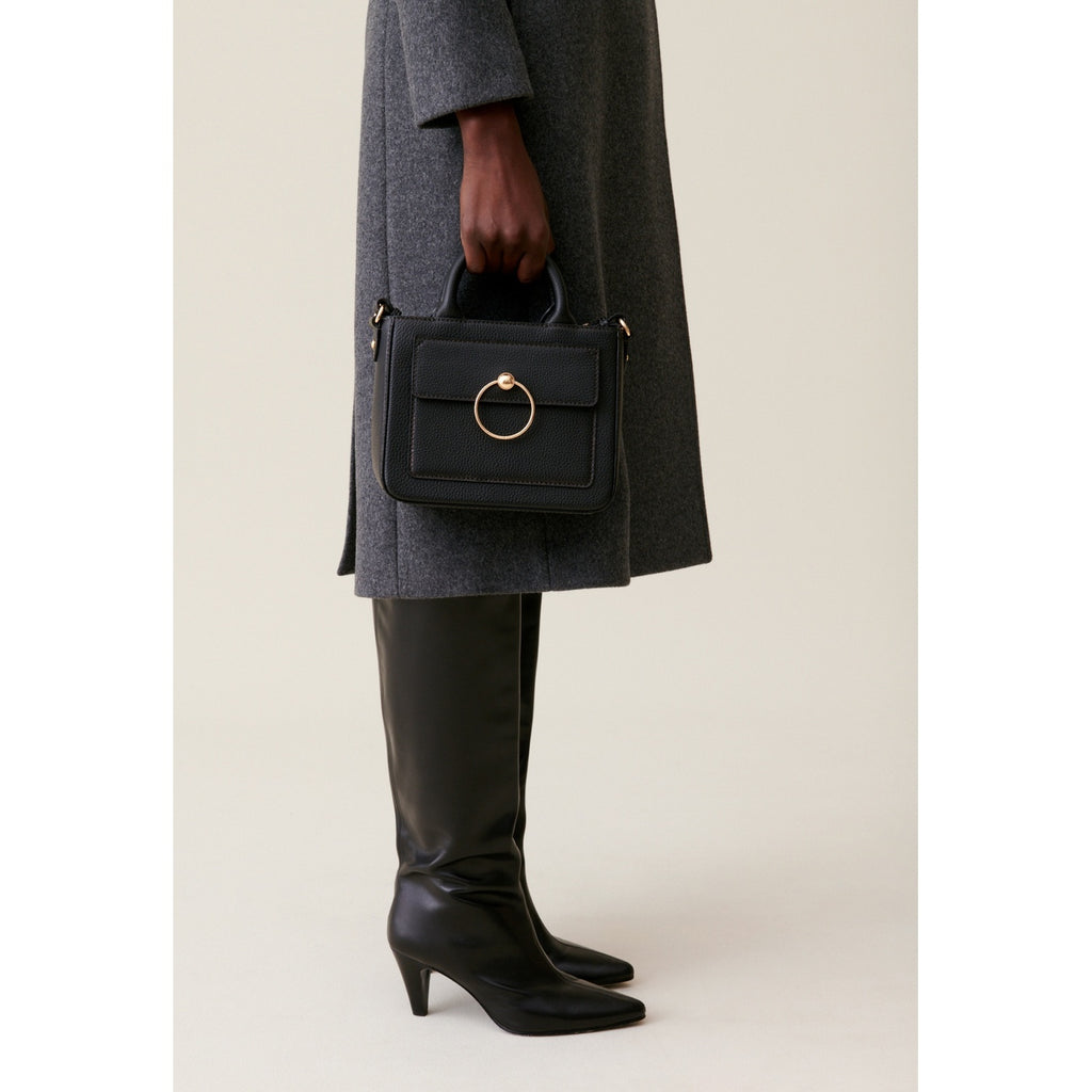 Anouckgrained Black Bag