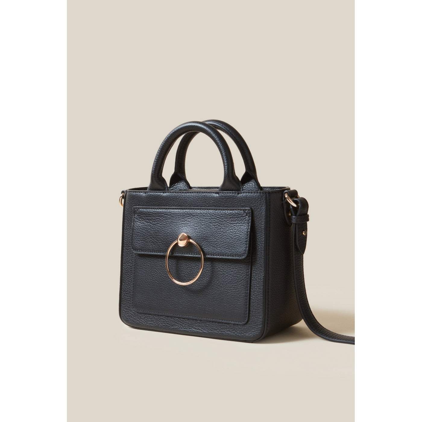 Anouckgrained Black Bag