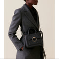 Anouckgrained Black Bag