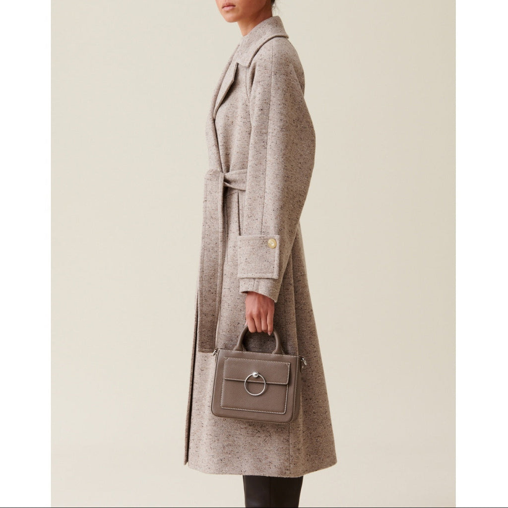 Anouckchaingrained Taupe Bag