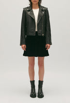 Claudie Pierlot - Blouson Cuir - Club - Noir