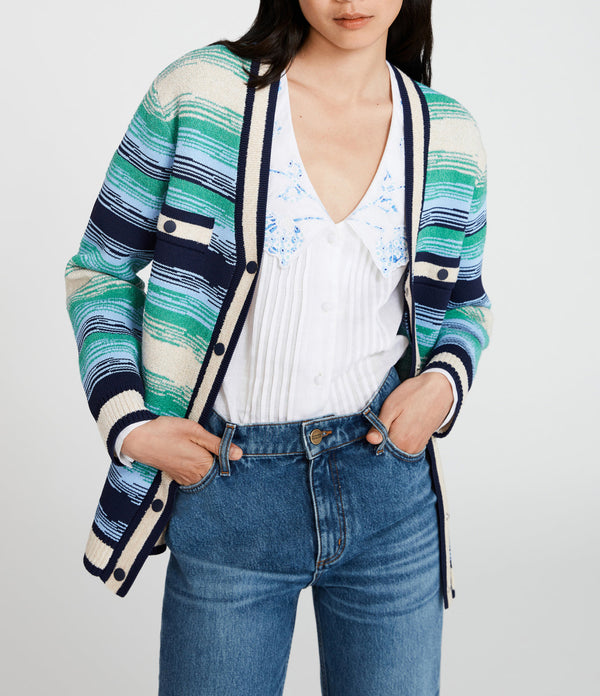 Claudie Pierlot - Cárdigan Abrigo - Maxi Klass - Multicolor