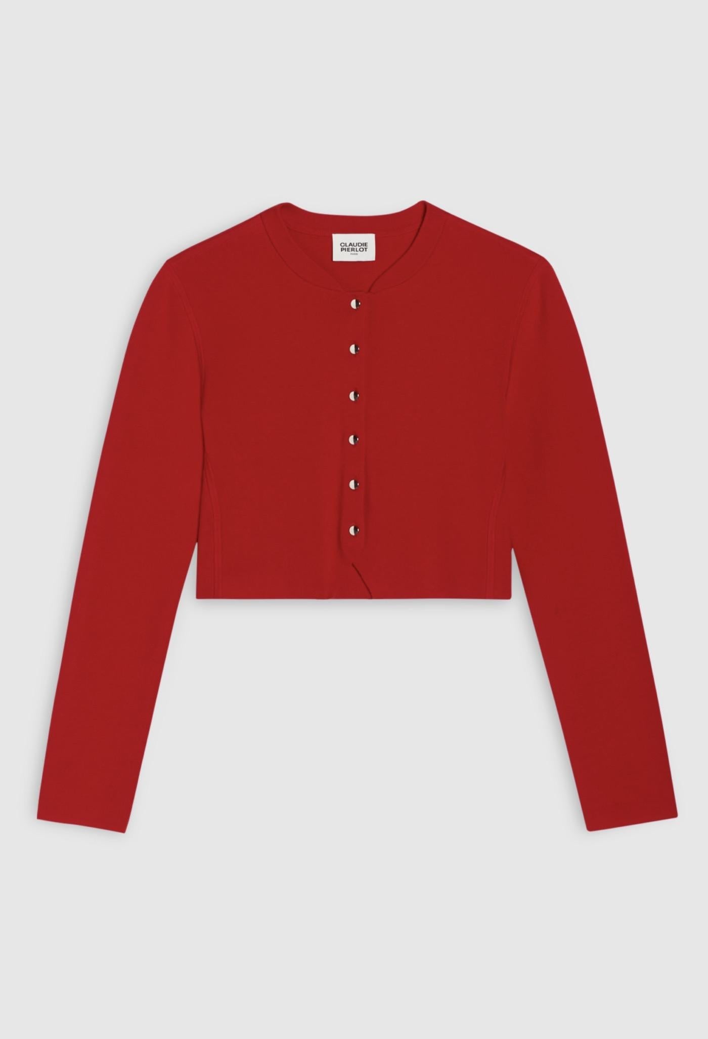 Claudie Pierlot - Cardigan - Magnes - Fraise