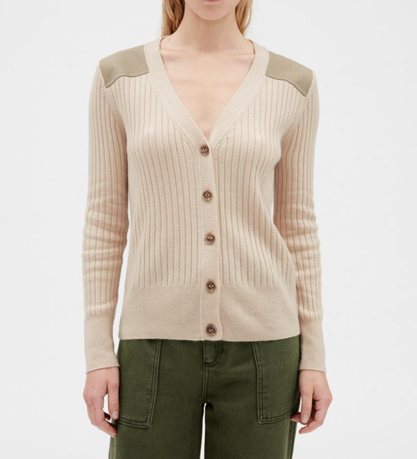 Claudie Pierlot - Cardigan - Marielle - Putty