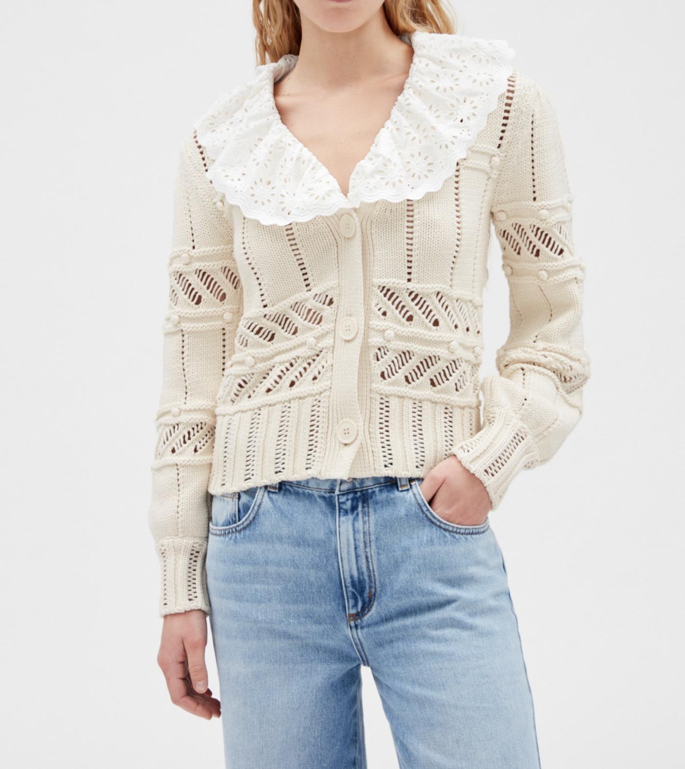 Claudie Pierlot - Cardigan - Madelaine - Ecru