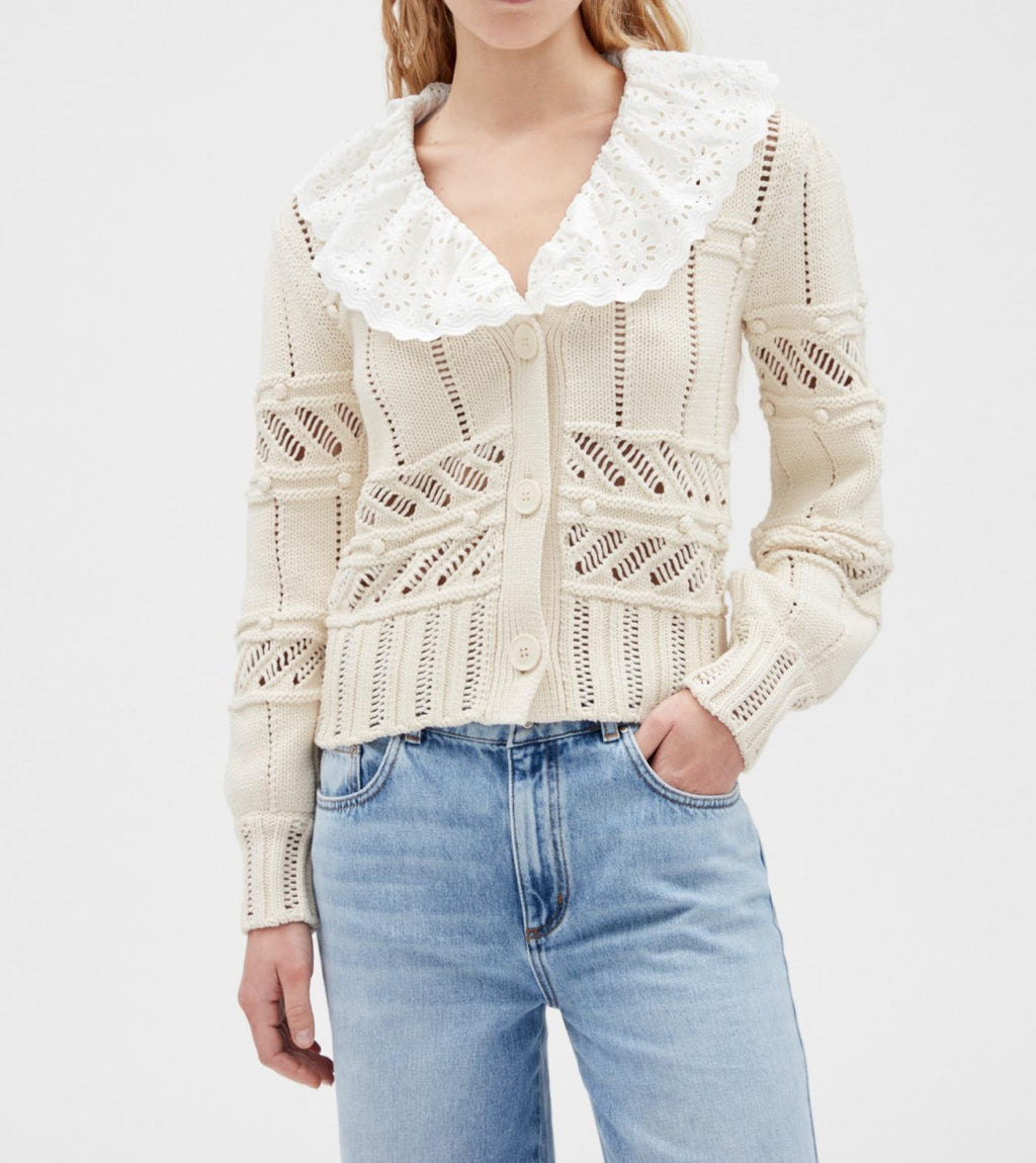 Claudie Pierlot - Cardigan - Madelaine - Ecru