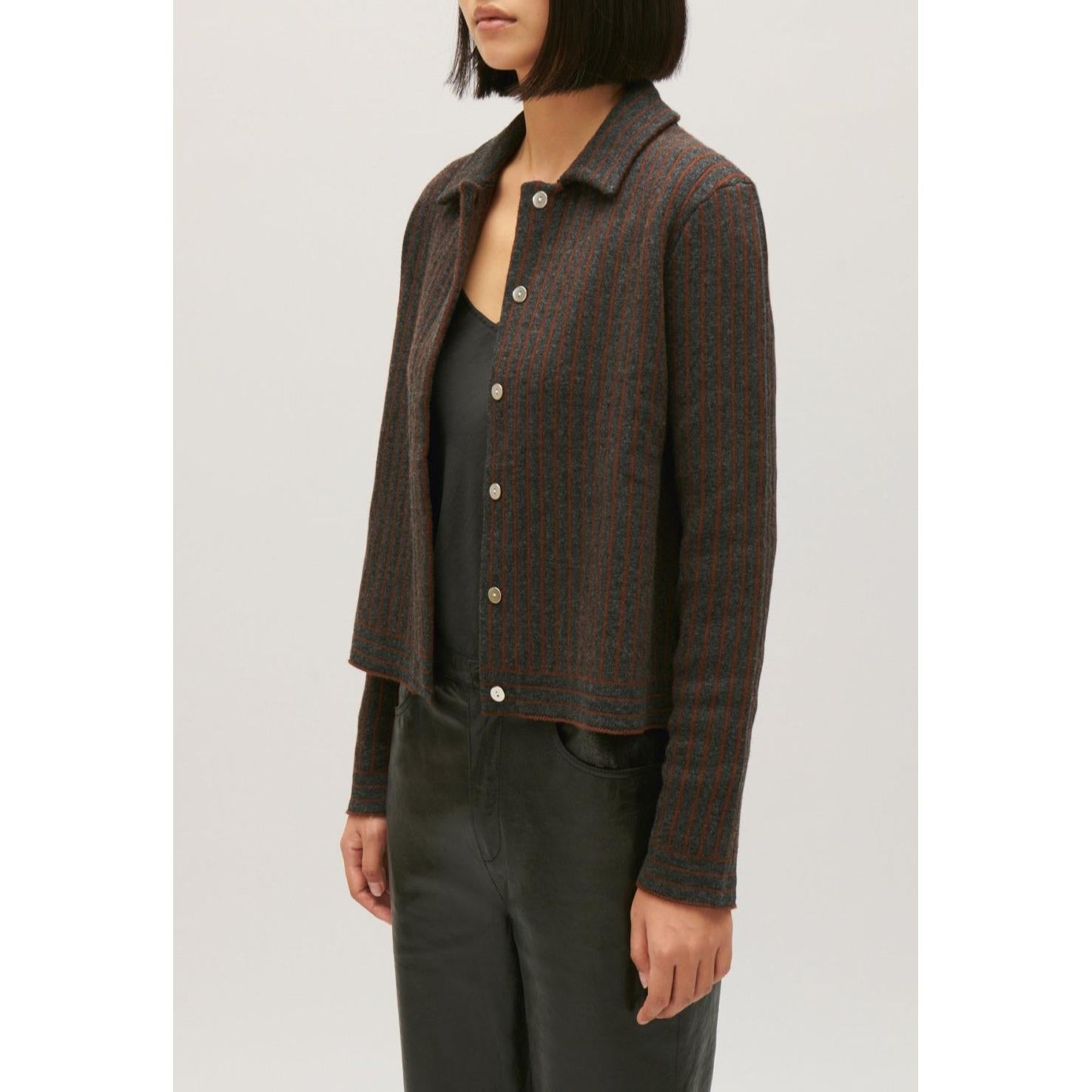 Claudie Pierlot - Cardigan Maille Rayée