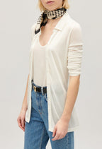 Claudie Pierlot - Cardigan - Tearosemodalsoie - Ecru