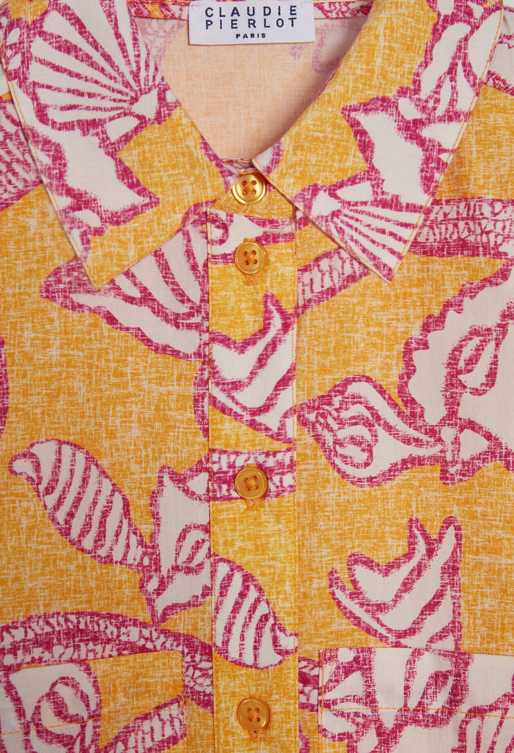 Claudie Pierlot - Chemise - Cerise - Print Clair