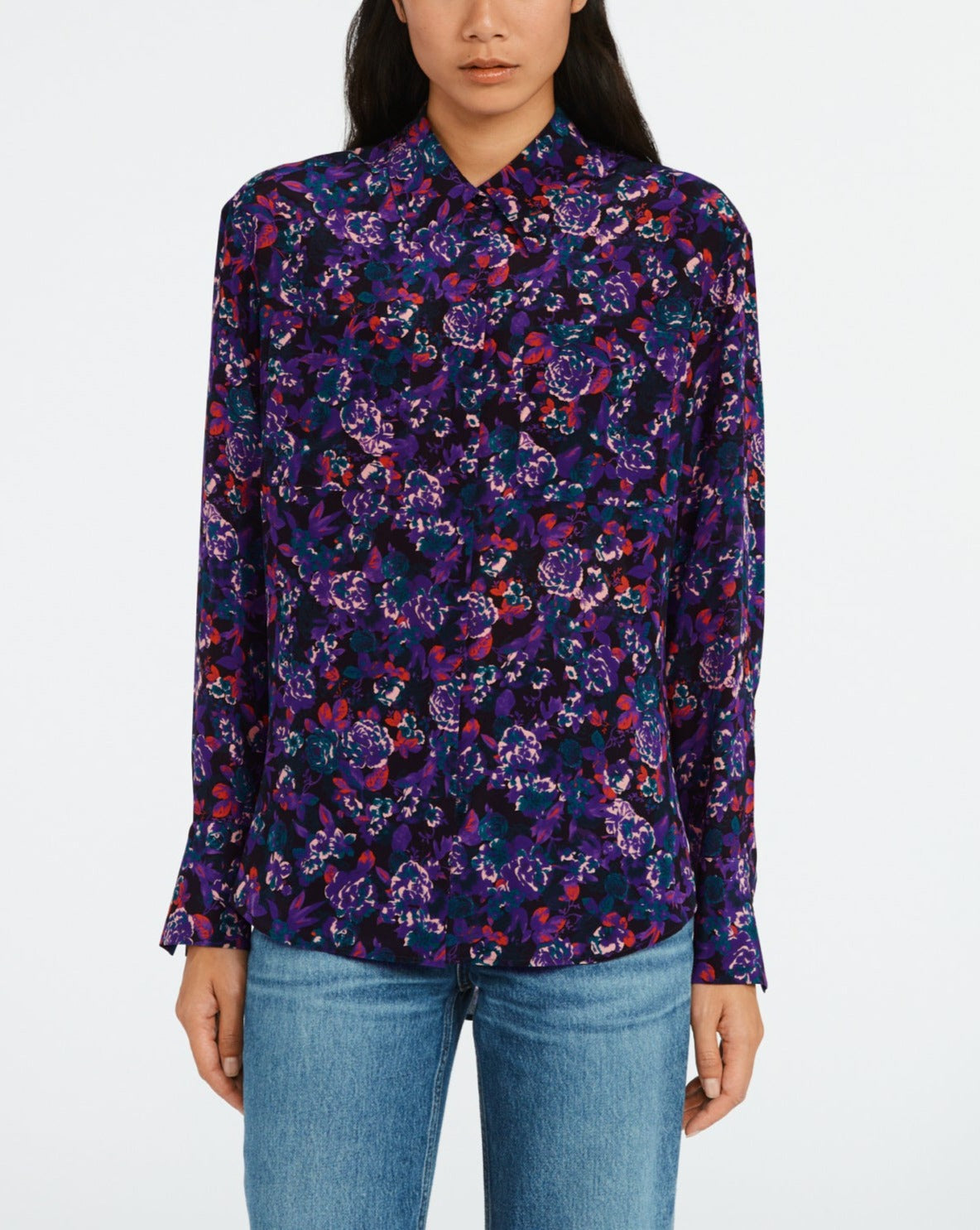 Claudie Pierlot - Chemise - Cardinal - Print Fonce