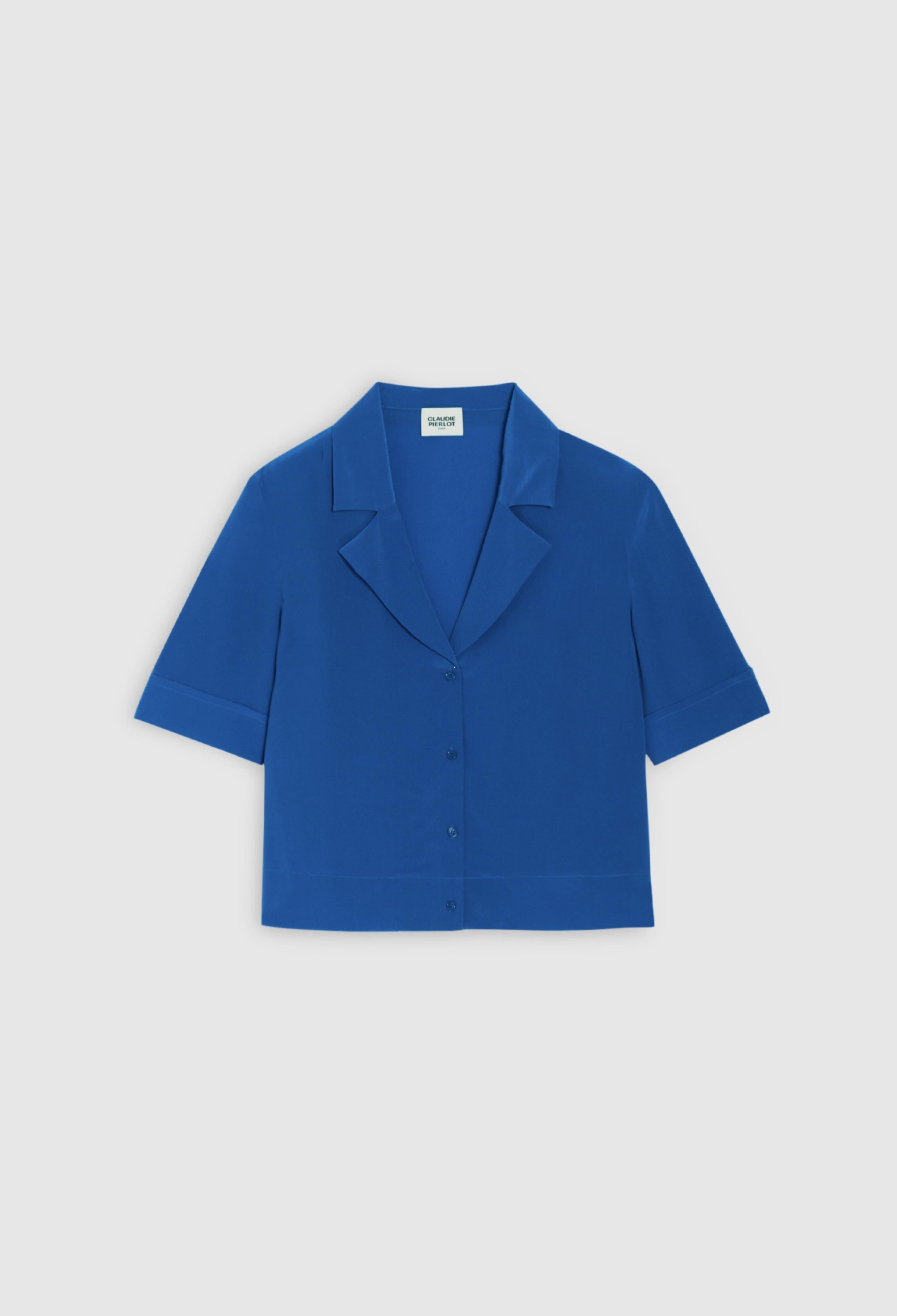 Claudie Pierlot - Camisa - Curiositesoie - Santorini Azul