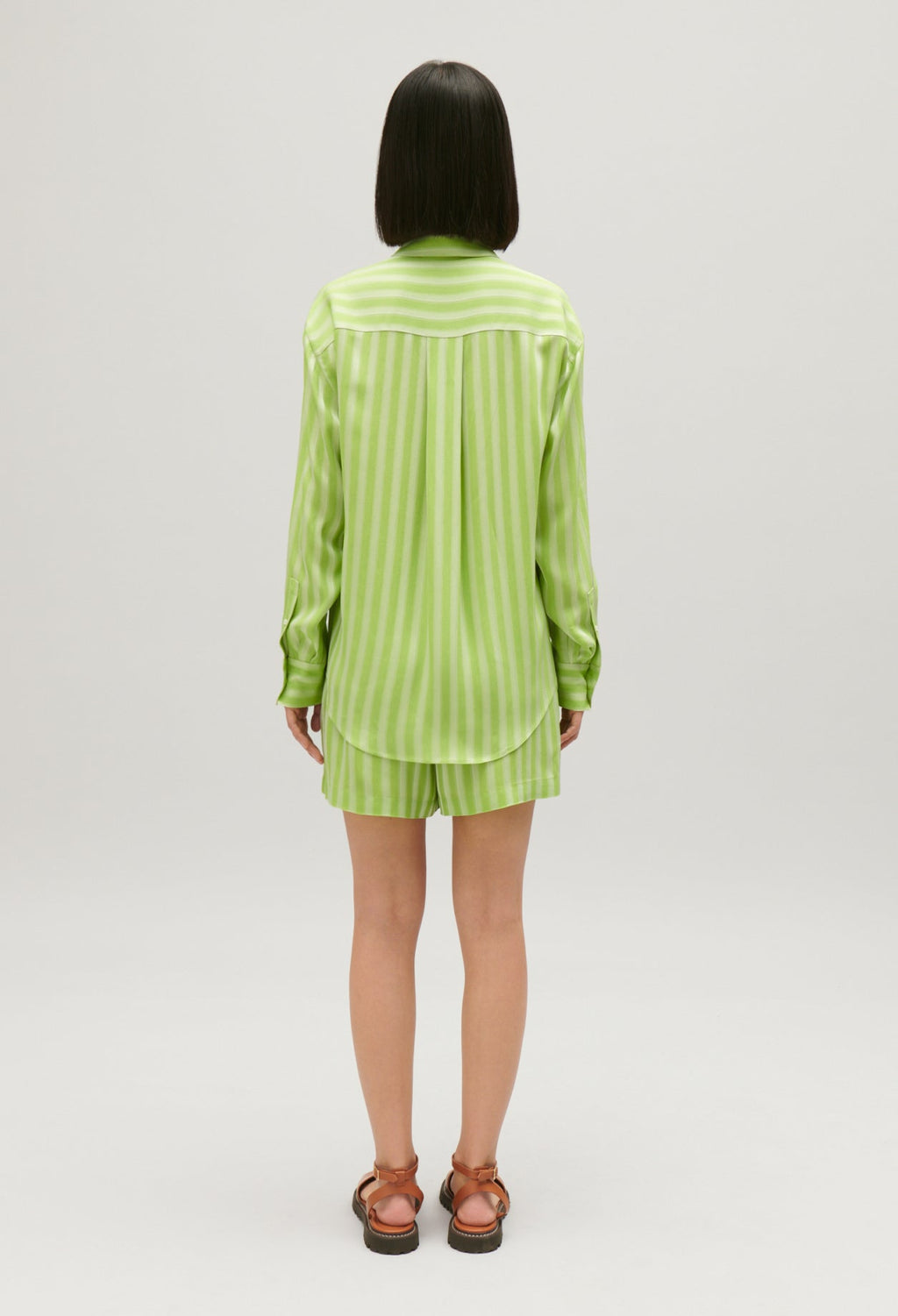 Claudie Pierlot - Chemise - Calissi Rayures - Matcha