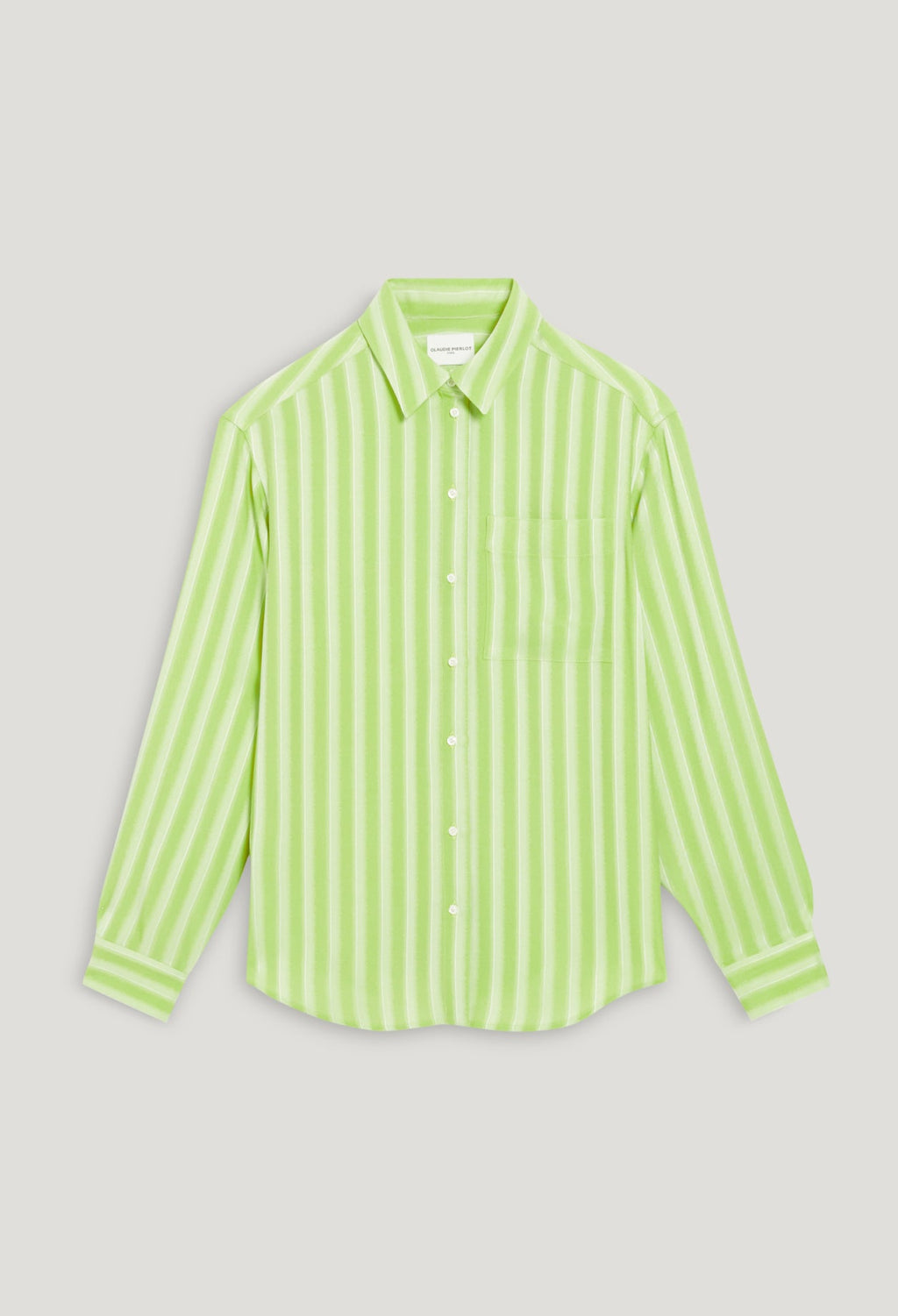 Claudie Pierlot - Chemise - Calissi Rayures - Matcha