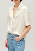 Camisa - Curiosite - Beige Hielo