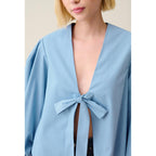 Claudie Pierlot - Blouse Col V À Nouer
