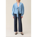 Claudie Pierlot - Blouse Col V À Nouer