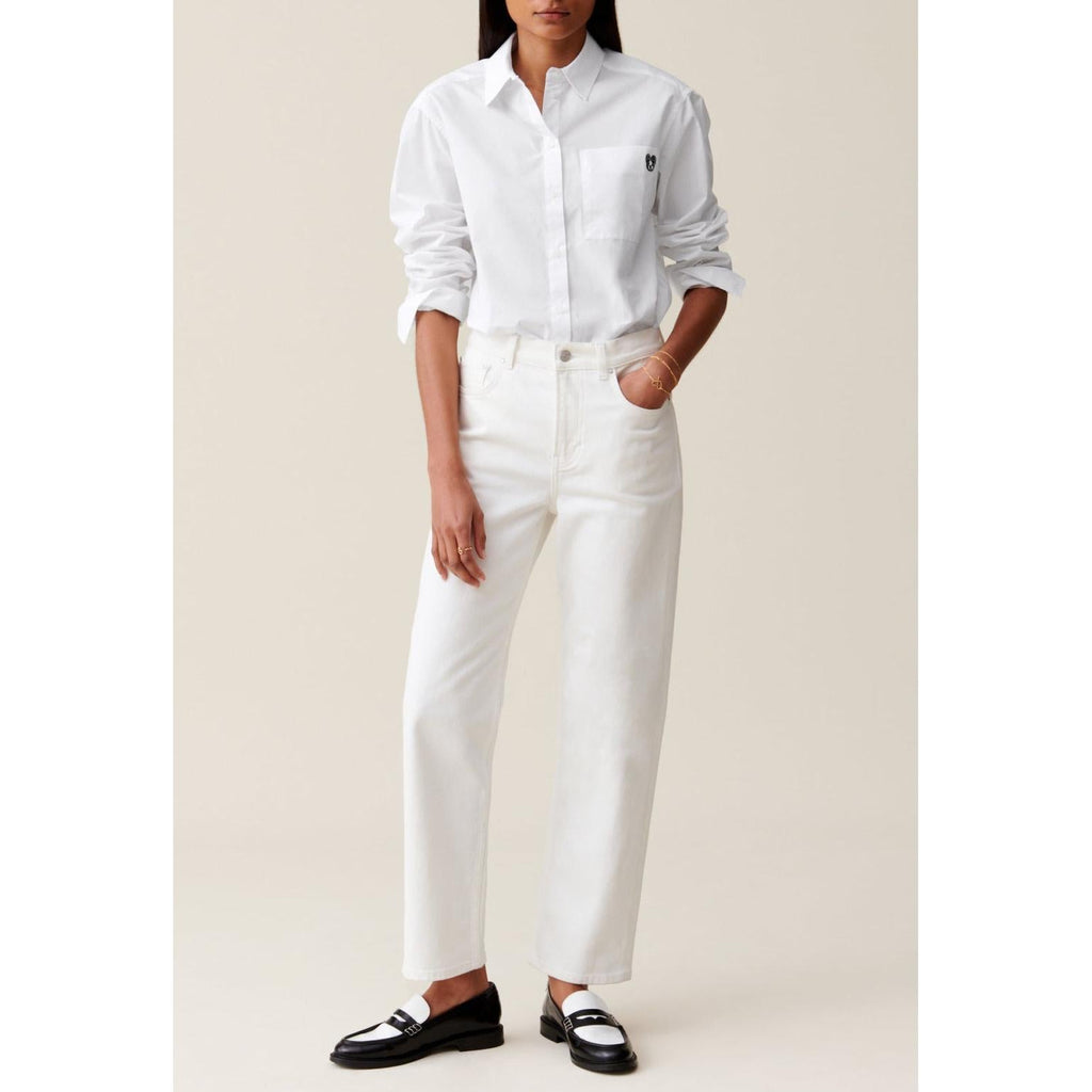 Claudie Pierlot - Chemise Jean Toto Blanche