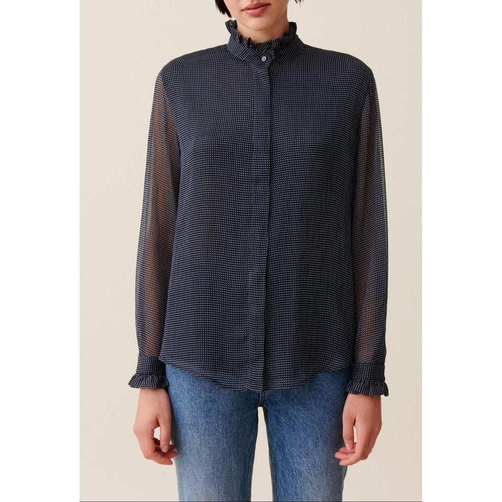 Claudie Pierlot - Chemise Fluide Petits Carreaux