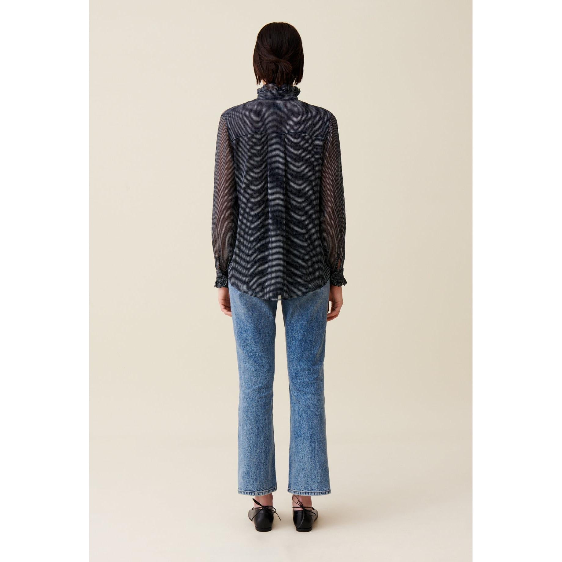 Claudie Pierlot - Chemise Fluide Petits Carreaux