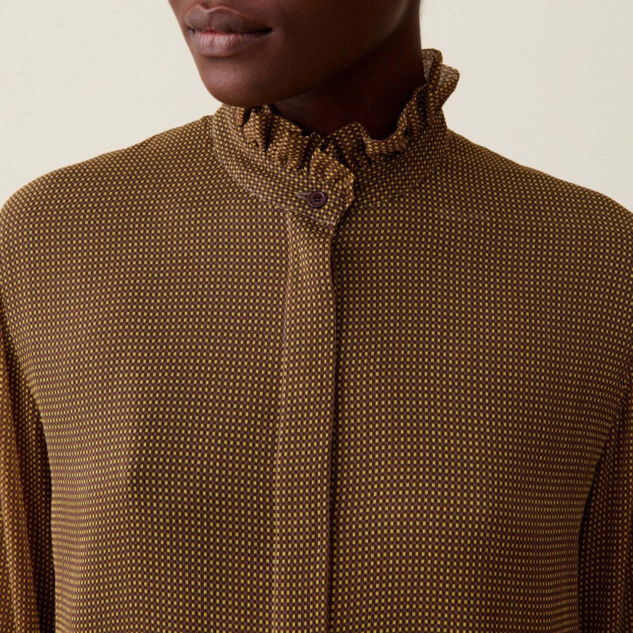 Chemise Fluide Petits Carreaux