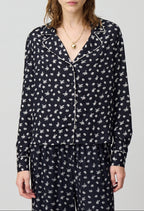 Camisa Curiositapetitesfleurs Print Fonce
