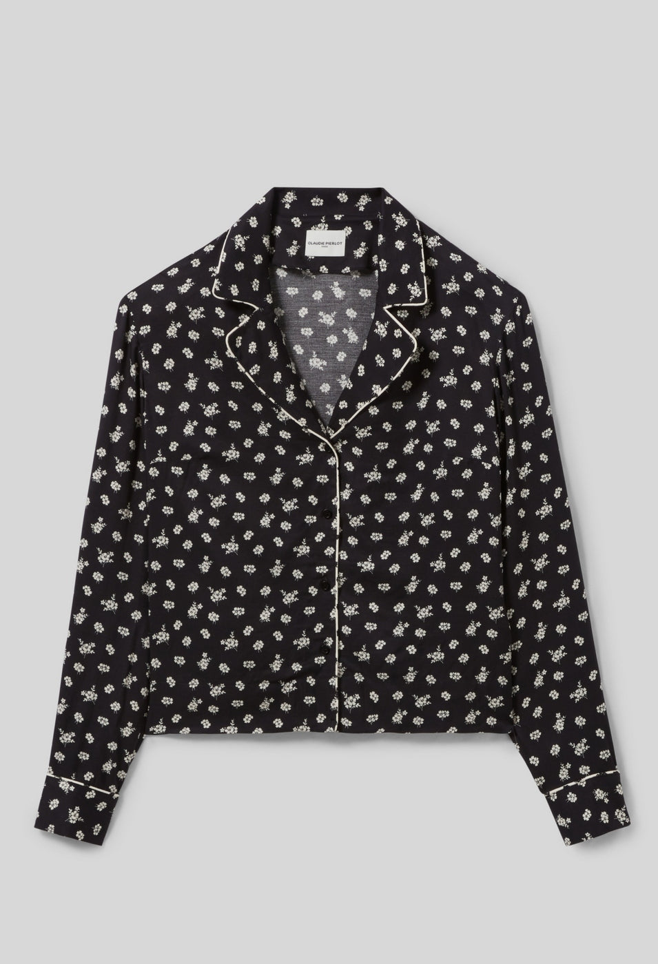 Camisa Curiositapetitesfleurs Print Fonce