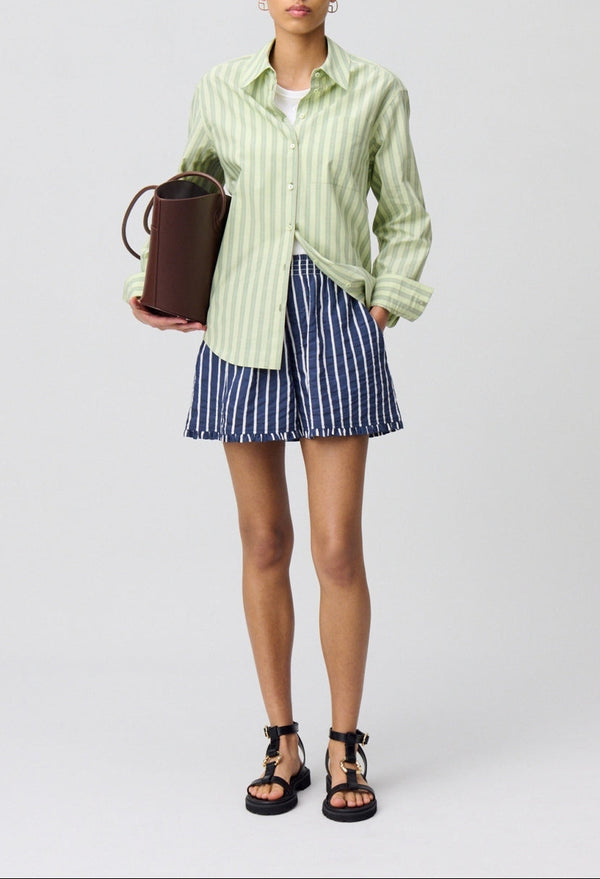 Two-Tone Calissonrayuresvertes Shirt