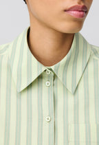 Chemise Calissonrayuresvertes Bicolore
