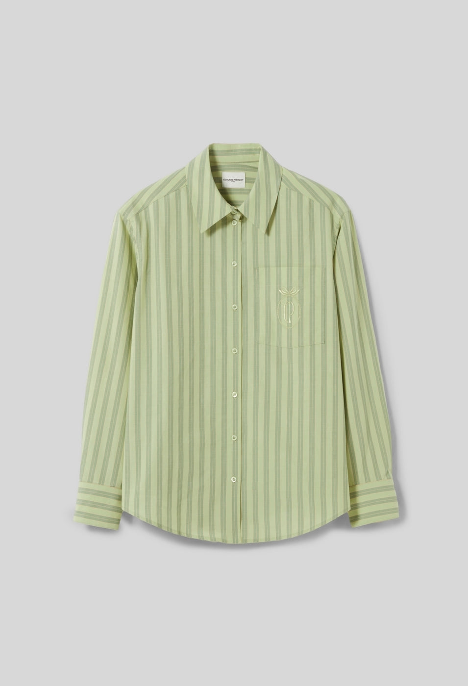 Chemise Calissonrayuresvertes Bicolore