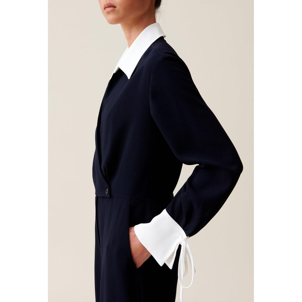 Claudie Pierlot - Combinaison Bi-Matière Marine