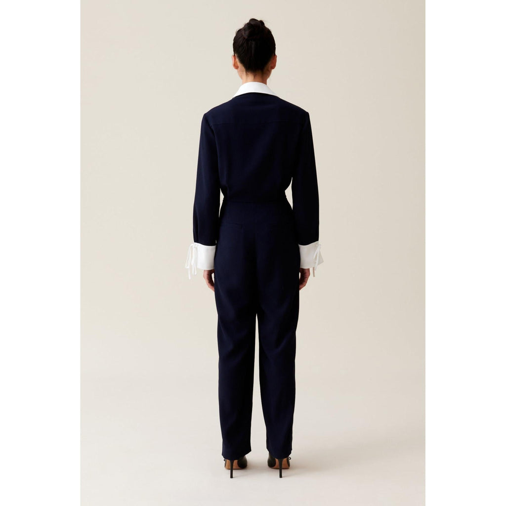 Claudie Pierlot - Combinaison Bi-Matière Marine